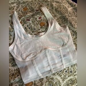 aeropostale white crop top